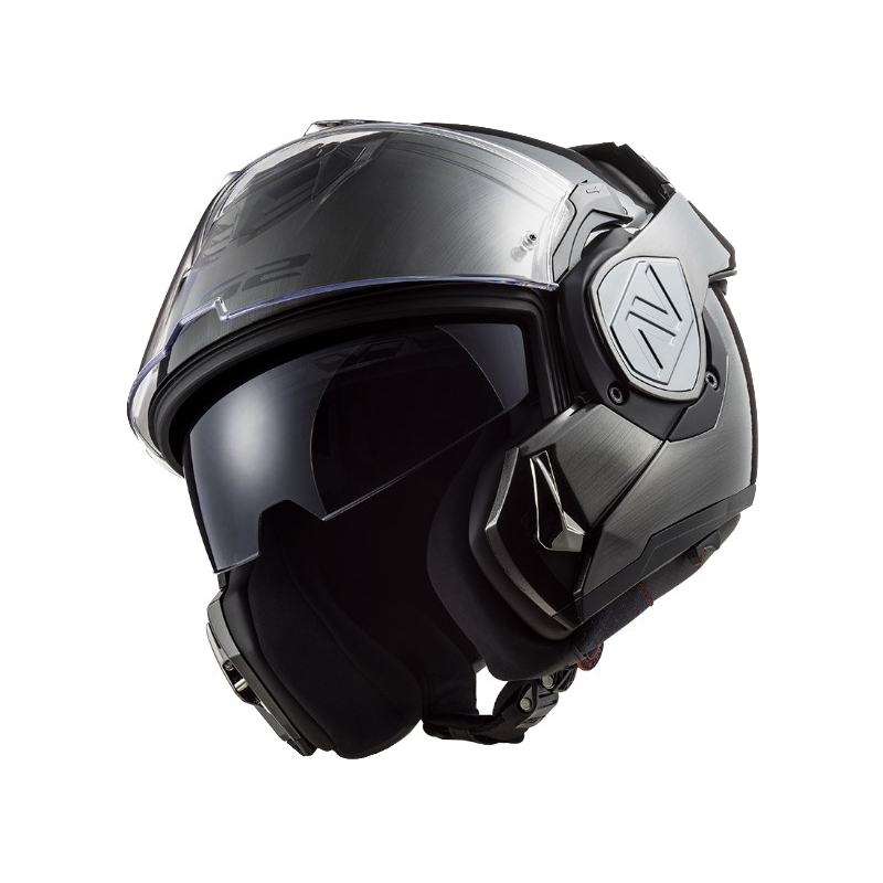 Flip-up moto ķivere LS2 FF906 Advant Jeans 06 pelēka