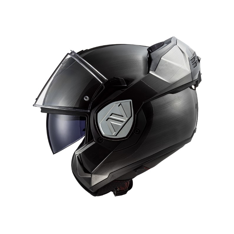 Flip-up moto ķivere LS2 FF906 Advant Jeans 06 pelēka