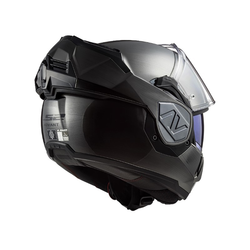 Flip-up moto ķivere LS2 FF906 Advant Jeans 06 pelēka