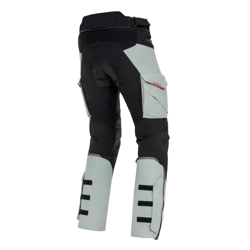 Rebelhorn Range Pelēki-melni-sarkanas motocikla bikses