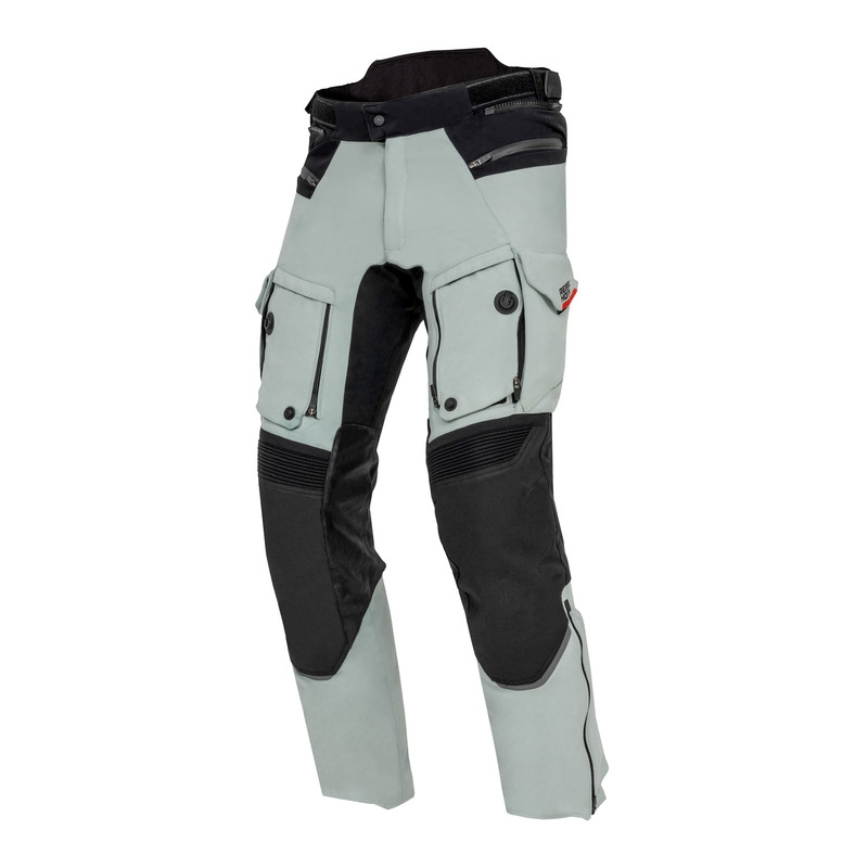Rebelhorn Range Pelēki-melni-sarkanas motocikla bikses