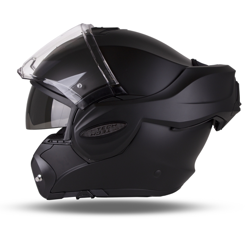 Flip-up ķivere Scorpion EXO-TECH EVO melna matēta