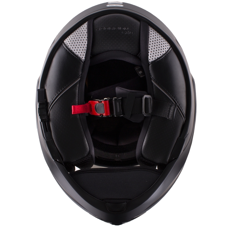 Flip-up ķivere Scorpion EXO-TECH EVO melna matēta
