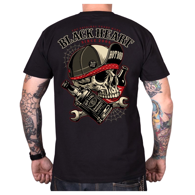 Vīriešu T-krekls Black Heart Commander melns
