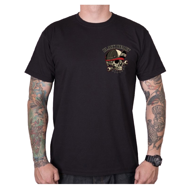Vīriešu T-krekls Black Heart Commander melns