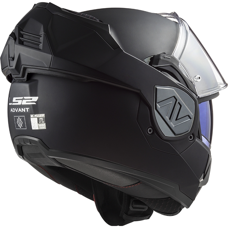 Flip-up motociklu ķivere LS2 FF906 Advant Solid black matt