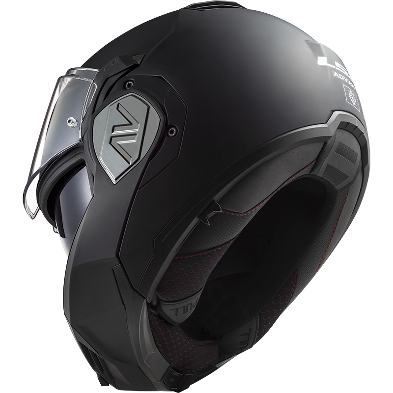 Flip-up motociklu ķivere LS2 FF906 Advant Solid black matt