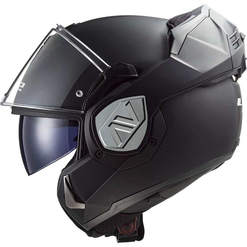 Flip-up motociklu ķivere LS2 FF906 Advant Solid black matt
