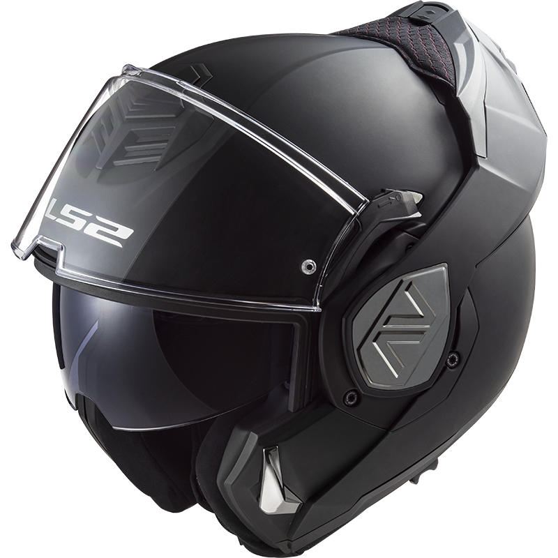 Flip-up motociklu ķivere LS2 FF906 Advant Solid black matt
