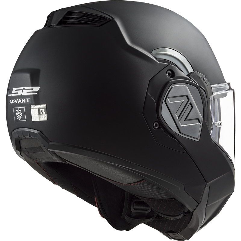 Flip-up motociklu ķivere LS2 FF906 Advant Solid black matt