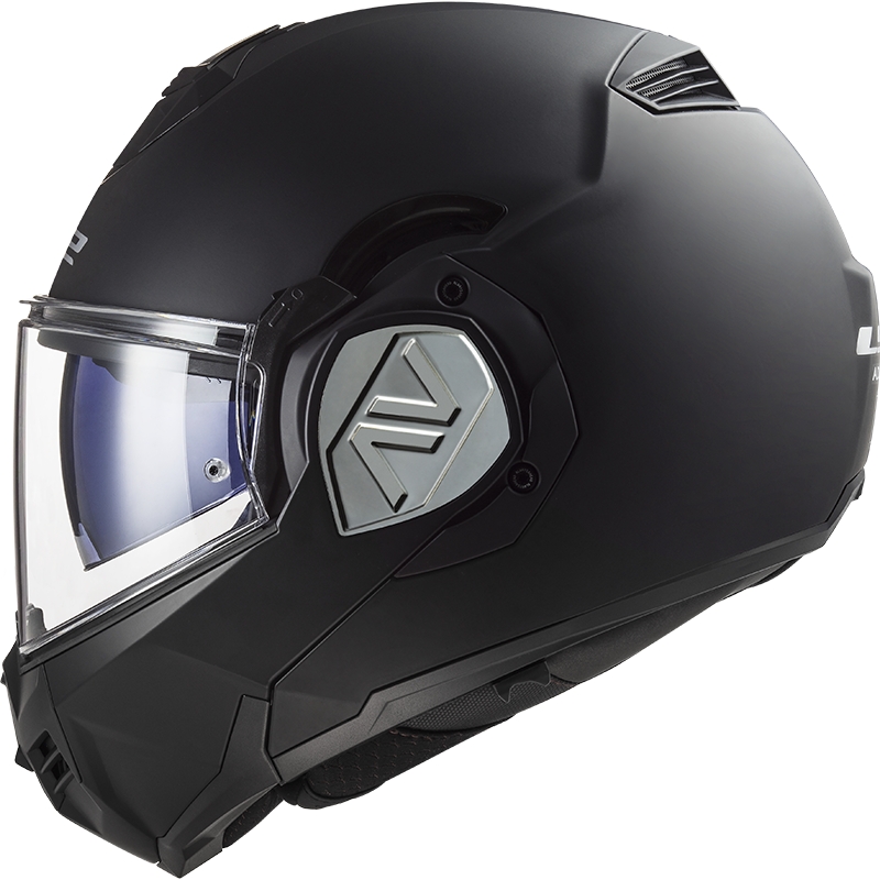 Flip-up motociklu ķivere LS2 FF906 Advant Solid black matt