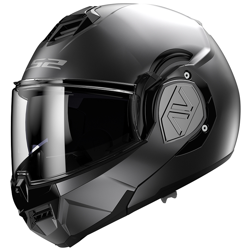LS2 FF906 Advant Solid titāna matēta flip-up motociklu ķivere