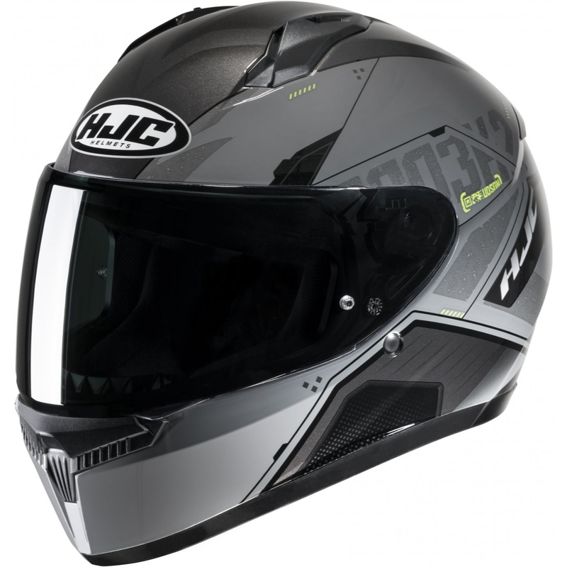 Integrēta motocikla ķivere HJC C10 Inka MC3H pelēka