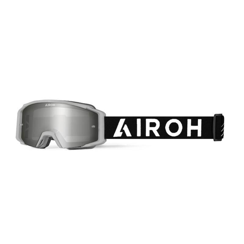 Motokrosa brilles Airoh Blast XR1 gaiši pelēkas krāsas