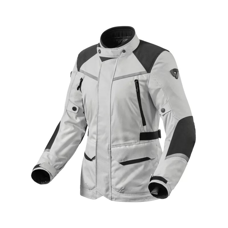 Revit Voltiac 3 H2O Sieviešu motocikla jaka Silver and Black
