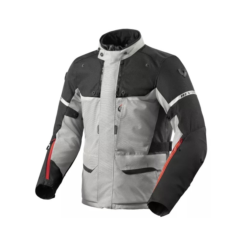 Motocikla jaka Revit Outback 4 H2O sudraba-melna