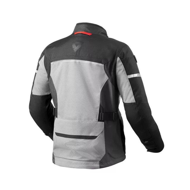 Motocikla jaka Revit Outback 4 H2O sudraba-melna