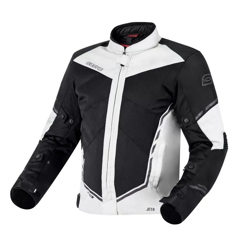 Moto bunda Ozone Jet II šedo-černá výprodej