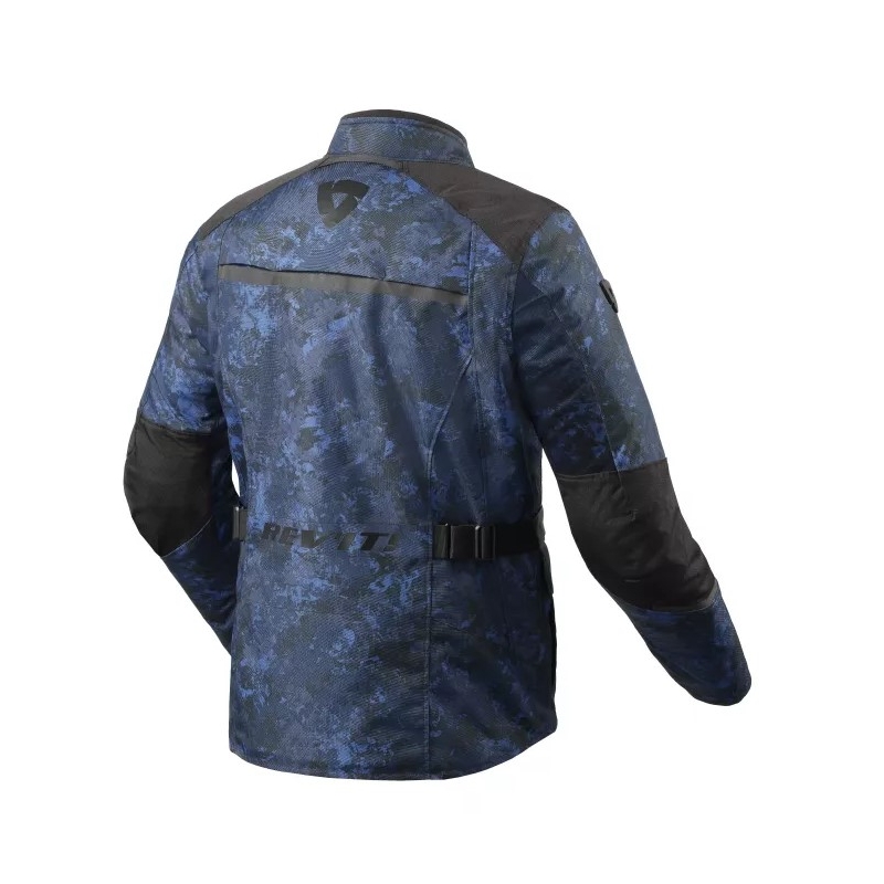 Bunda na motorku Revit Voltiac 3 H2O camo modrá výprodej