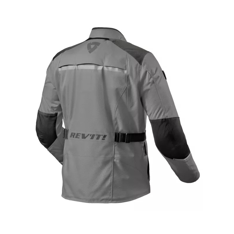 Motocikla jaka Revit Voltiac 3 H2O pelēk-melna