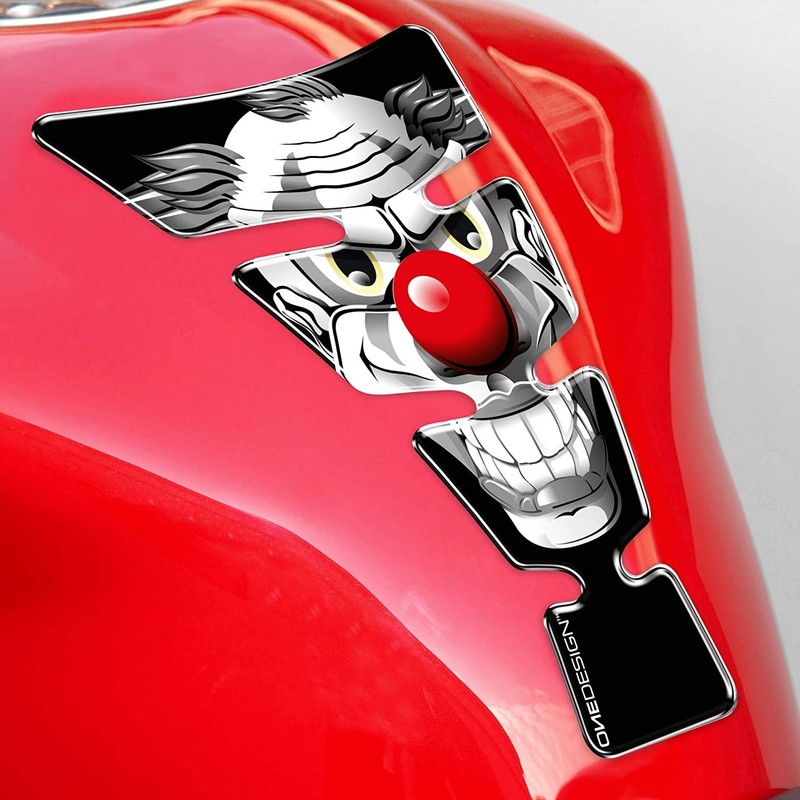 Degvielas tvertnes pārsegs - tvertnes paliktnis Printēt Klauns pelēks