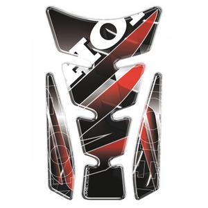 Degvielas tvertnes vāks - Print Wings tvertnes paliktnis sudraba krāsā ar sānu daļu