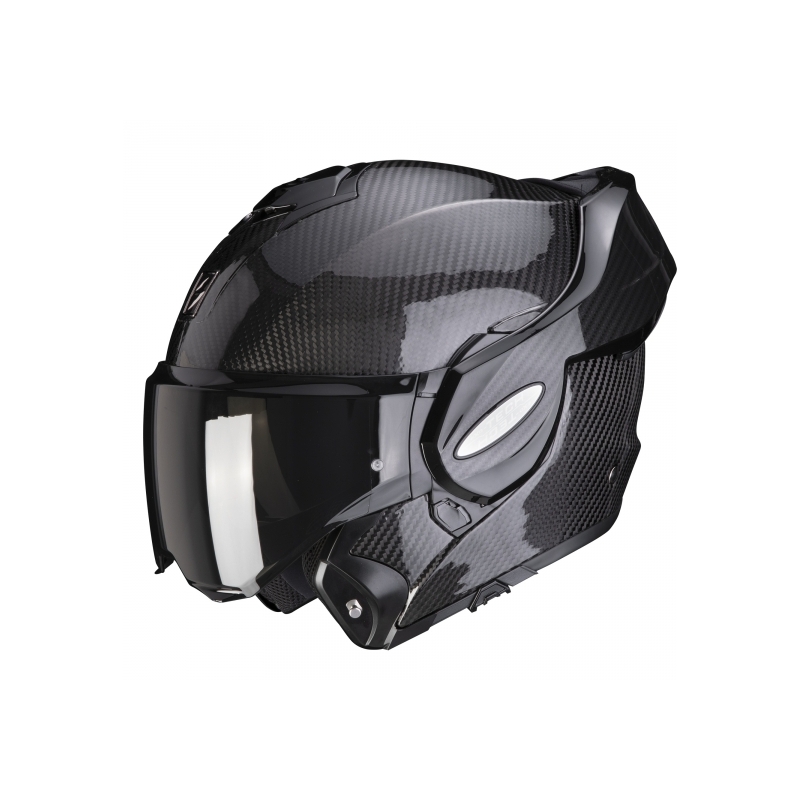 Scorpion EXO-TECH EVO Carbon melna spīdīga spīdīga ķivere