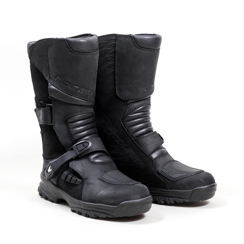 Forma ADV Tourer WP melni motociklu zābaki