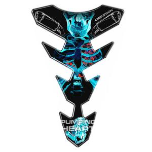 Degvielas tvertnes vāks - tvertnes paliktnis Print Slim Skeleton