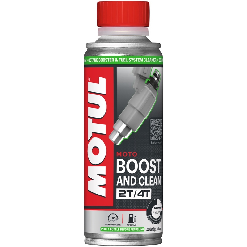 Motul Boost and clean degvielas tīrīšanas līdzeklis 200 ml