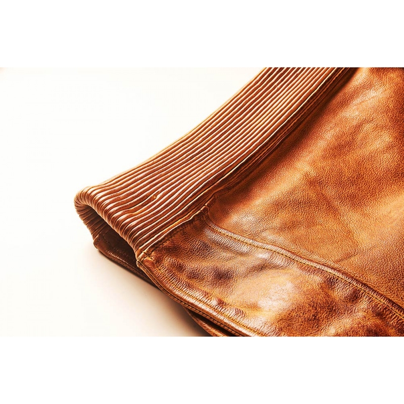 Degviela Bourbon Brown Ādas motocikla jaka izpārdošana