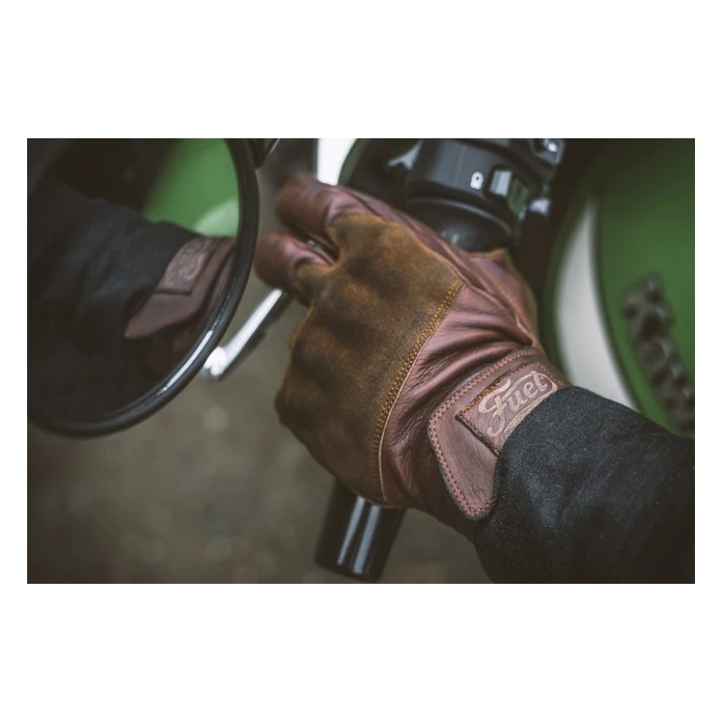 Degviela Rodeo Motocikla cimdi Brown