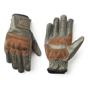 Fuel Rodeo Motocikla cimdi zaļi-brūni