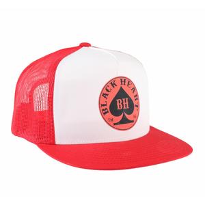 Cepure Black Heart Sarkanais lāpsta