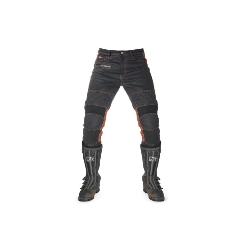 Motocikla bikses Fuel Sergeant 2 Waxed Brown and Black
