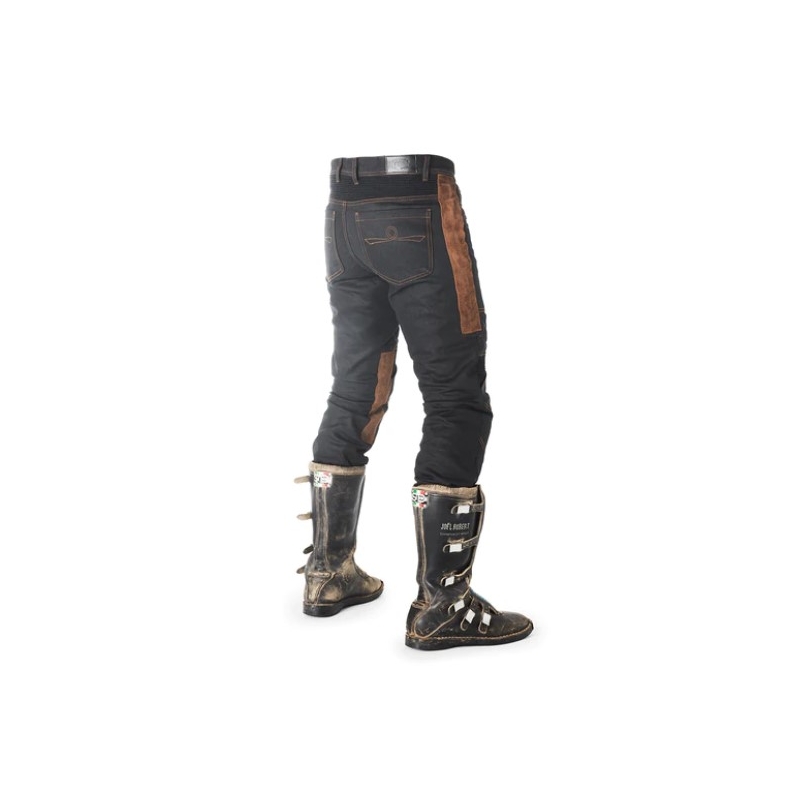 Motocikla bikses Fuel Sergeant 2 Waxed Brown and Black