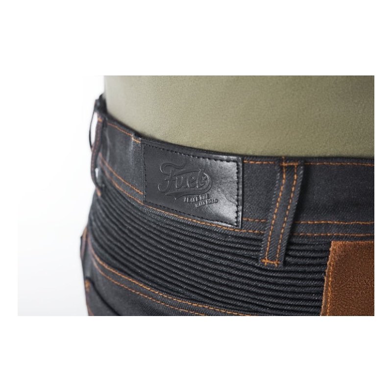 Motocikla bikses Fuel Sergeant 2 Waxed Brown and Black