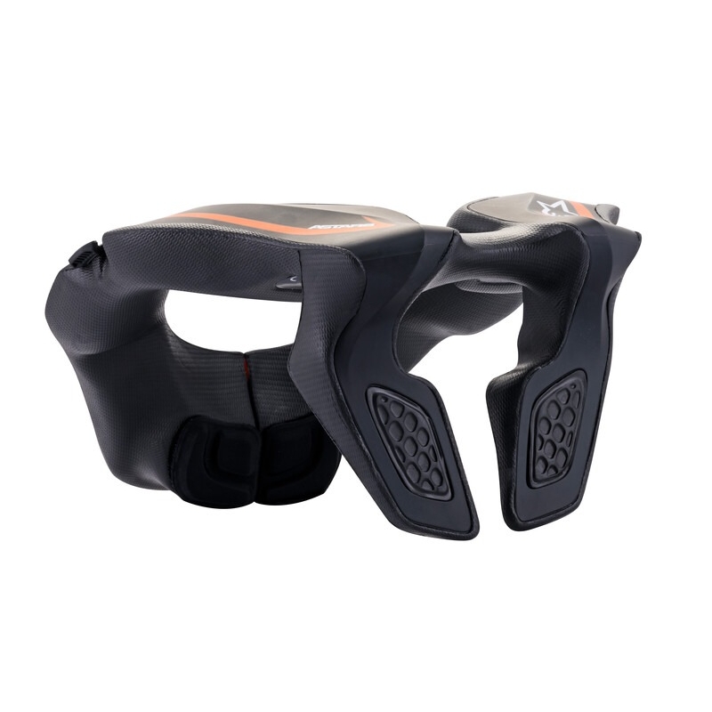 Alpinestars Neck Support Jauniešu kakla aizsargs melns un oranžs