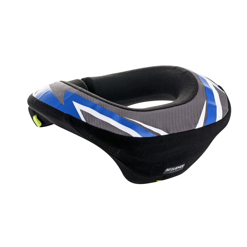Alpinestars Sequence jauniešu kakla aizsargs melns, balts un zils
