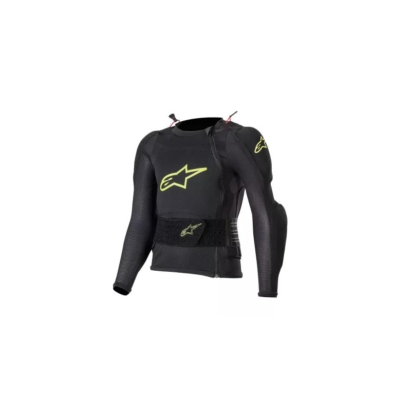 Alpinestars Bionic Plus bērnu ķermeņa aizsarglīdzeklis Black-Fluo Yellow