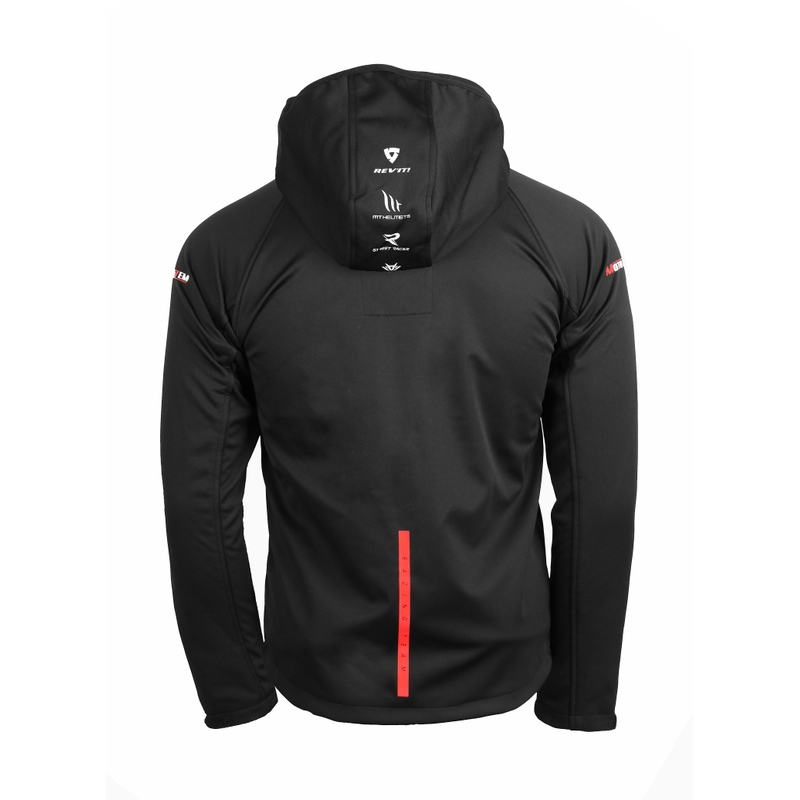 Softshell jaka MotoZem Racing Team melns-arkans