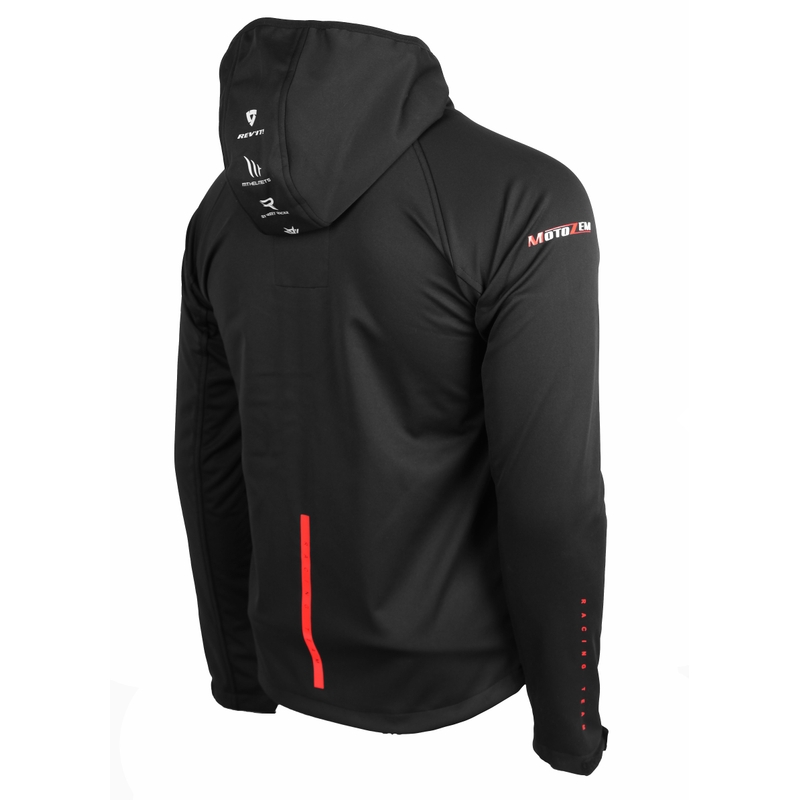 Softshell jaka MotoZem Racing Team melns-arkans