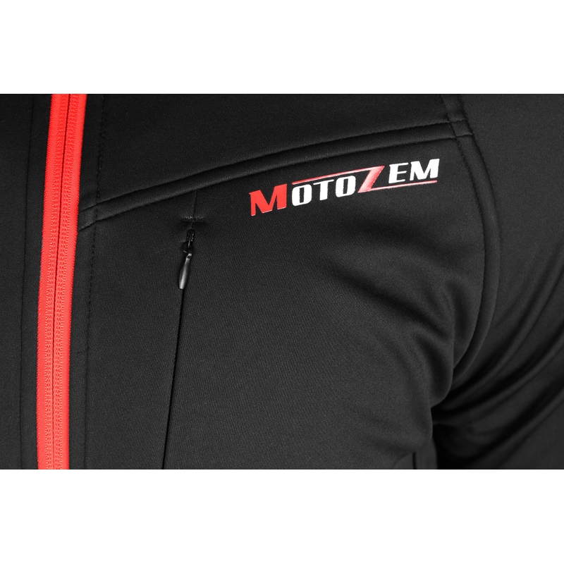Softshell jaka MotoZem Racing Team melns-arkans