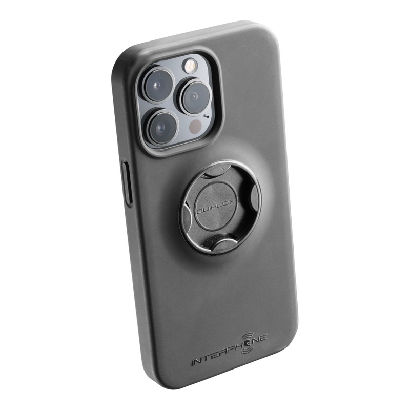 Aizsargvāciņš Interphone QUIKLOX priekš Apple iPhone 14 Pro black