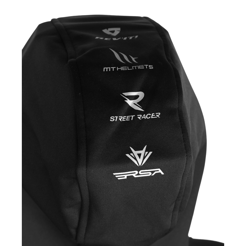 Sieviešu MotoZem Racing Team melnā un sarkanā softshell jaka