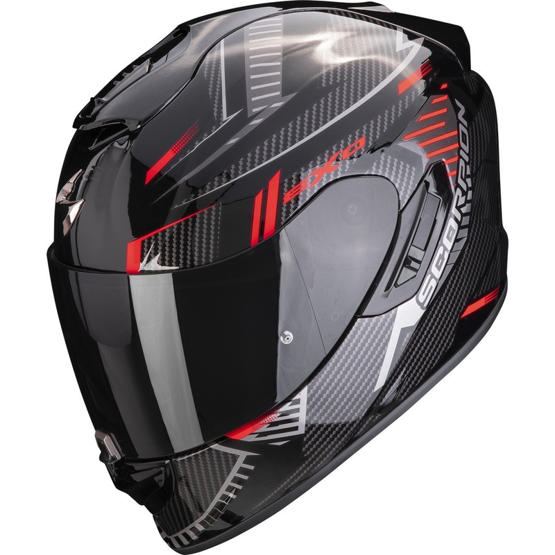 Integrální přilba na motorku Scorpion EXO-1400 EVO Air Shell černo-červená