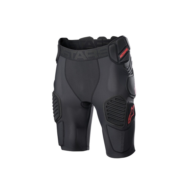 Alpinestars Bionic Pro motokrosa šorti melni un sarkani