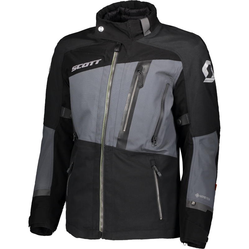 SCOTT Priority GTX sieviešu motocikla jaka melns-pelēks
