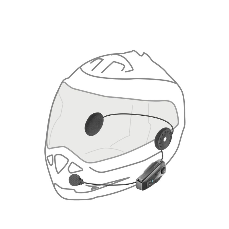 Bluetooth brīvroku interfons U-COM8R - vienvietīgs komplekts