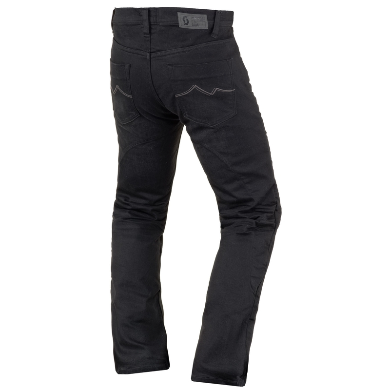 SCOTT Denim Stretch motocikla džinsi melni
